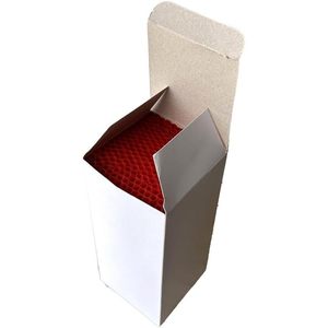 7.75\" Jumbo <b>Red</b> Biodegradable <b>Paper</b> Straws 10 Packs Per Carton-Polypropylene for Beverages & Drinks for Parties Printed Logo - Product Image 3