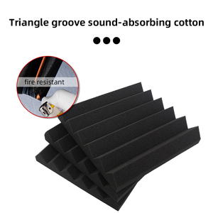 Panneaux de mousse <span class=keywords><strong>acoustique</strong></span> haute résilience Funas panneaux muraux insonorisés panneaux de mousse <span class=keywords><strong>acoustique</strong></span> polyester coton insonorisé - Product Image 2