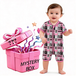 Bộ đồ liền thân và áo ngắn tay in họa tiết trang trại miền Tây, chất liệu tre, có khóa kéo hai chiều, dành cho cả nam và nữ, thích hợp mọi mùa, thuộc bộ sưu tập bí ẩn West RTS. - Product Image 1