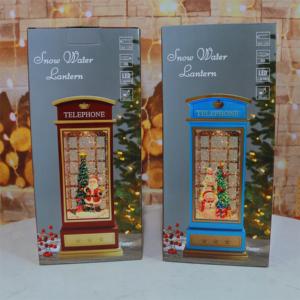 สินค้ามาใหม่ ไฟ LED โทรศัพท์บูธ 1 ลิตร แสงวอร์มไวท์ พร้อมน้ำ สำหรับตกแต่งวันคริสต์มาส ของขวัญสำหรับเด็ก - Product Image 5