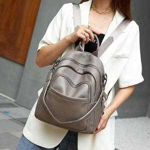 Mochila de Moda AndoBag para Mujer, Cuero Vacuno Genuino, Gran Capacidad, Mochilas de Viaje, Bolso de Hombro Casual 8537 - Product Image 2