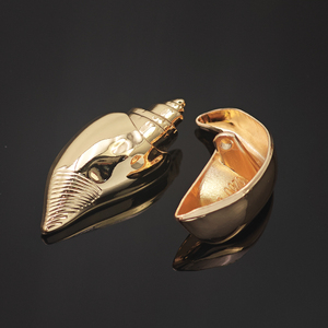 Boutons personnalisés pour usine de boutons, avec logo sur mesure, pour vêtements, en forme irrégulière (coquillage, conque, étoile de mer), boutons à tige métallique de forme spéciale - Product Image 6