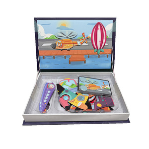 Hot Sell Kids' Magnetic Puzzle <strong>Book</strong> - DIY Magnetic Sticker Toy for Toddlers' Logical Thinking &amp; Early Education - Product Image 5