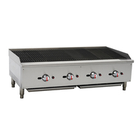 Équipement de cuisine de restaurant commercial en acier inoxydable 36 pouces Char gril à gaz pour barbecue