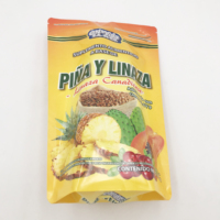 Sachet refermable personnalisé en Mylar imprimé, avec fermeture éclair, en plastique, thermoscellable