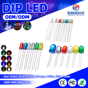 <span class=keywords><strong>Led</strong></span> blanche Super brillante, diffuseur haute qualité, 3mm/5mm/8mm/10mm, rouge/jaune/bleu/vert/blanc - Product Image 1