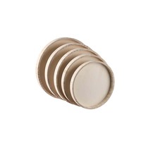 Plateau de petit-déjeuner imbriqué de cinq pièces plateaux d'artisanat en bois pour organiser des plateaux ronds en bois de salle de bain pour servir