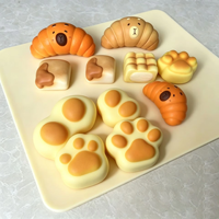 Jouets Squishy en PU Zoey Mignons en Gros |   Jouet sensoriel anti-stress ultra réaliste en forme d'aliment pour enfants, fournisseur d'usine à faible MOQ