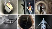 Peralatan Penyemprotan Mortar Non-Invasif Reliance Model P60/120 untuk Restorasi Pipa Tanpa Galian