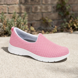 DIAN Garantía de Calidad Color Rosa Calzado Estilo Blucher Zapato de Trabajo Antiestático Para Protección de Pies - Product Image 2
