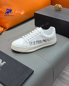 Amani 2025 Mode unisexe Tendance décontractée quotidienne Simple Versatile Cuir de vache Style sangle supérieure Chaussures de sport en cuir véritable - Product Image 3