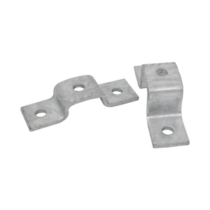 TF401 HDG 6mm Support en U à trois trous décalé, fixation facile avec canal 41x21mm pour l'assemblage - Product Image 3