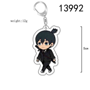 Llavero de Anime Chainsaw Man con Denji, Pochita, Makima, <span class=keywords><strong>Hayakawa</strong></span> <span class=keywords><strong>Aki</strong></span> y Power, Accesorio de Cosplay, Colgante, Regalo de Navidad - Product Image 4