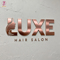 Enseigne Lumineuse LED 3D de Luxe pour Entreprises, Salons de Beauté et Coiffure, Panneau Métallique Rétroéclairé pour Bâtiments et Mariages