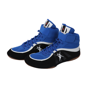 <span class=keywords><strong>Chaussure</strong></span> de boxe de combat garçons filles conception personnalisée lutte professionnelle semelle plate à lacets pour hommes - Product Image 2