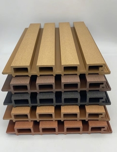 Thiết kế hiện đại ngoài trời <span class=keywords><strong>WPC</strong></span> decking Panel tường hàng rào Panels cho sử dụng thương mại độ ẩm-miễn phí - Product Image 6