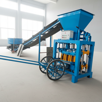 Machine automatique de fabrication de blocs de béton facile à utiliser, machine manuelle de moulage de briques creuses