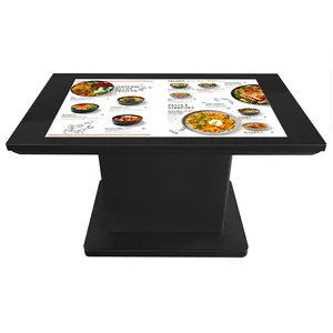 32 43 49 inch board dining lcd android table kiosk interactive multi top coffee smart touch screen table