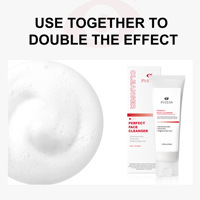 Nettoyant Visage Bio Spécialisé aux Acides Aminés avec Massage pour une Éclatante Radiance de 14 Jours, Blanchissant et Démaquillant