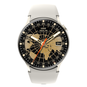 Montre connectée Sense6 3085C avec puce principale, écran AMOLED, suivi d'activité, positionnement GPS, assistant vocal IA, <span class=keywords><strong>boussole</strong></span> à gravité et bracelet en silicone. - Product Image 5