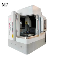 Machine de fraisage CNC à portique 5 axes LEYO Fanuc Control, haute précision, déplacement de table 600x500x250mm, broche BT30