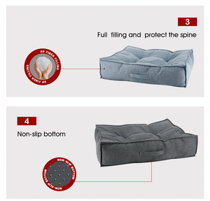 Couverture de matelas pour animaux de compagnie 4 saisons style été 2026 Ant-<span class=keywords><strong>bugz</strong></span>, motif uni, amovible pour usage intérieur, pour chiens et chats - Product Image 4