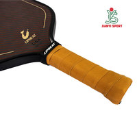 Nouveautés : Grip de raquette en cuir souple de haute qualité pour pagaie de pickleball – Idéal pour l'entraînement et le divertissement