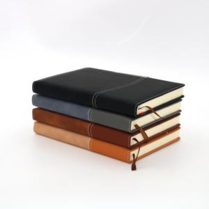 Biểu tượng tùy chỉnh A5/B5 bìa cứng stitchedpu Da Nhật ký máy tính xách tay với may RÀNG BUỘC - Product Image 3