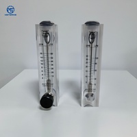 Débitmètre en plastique monté sur panneau LZT-15T OEM avec rotamètre en verre organique pour la mesure du débit d'eau liquide, de gaz et d'air