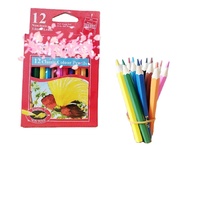 Coffret de 12 crayons de couleur 3.5 en boîte pour le dessin des enfants, l'école, le bureau, cadeau promotionnel