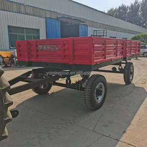Venta caliente Rueda Tractor Tracción 5 Ton 4 ruedas <span class=keywords><strong>Remolque</strong></span> <span class=keywords><strong>de</strong></span> granja <span class=keywords><strong>de</strong></span> doble eje en venta - Product Image 4
