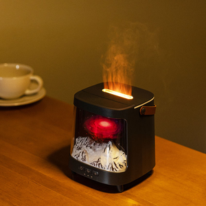 2025 New R & D mùa thu thiên hà mô phỏng ngọn lửa đầy màu sắc môi trường xung quanh ánh sáng Hương thơm khuếch tán siêu âm atomization tinh dầu khuếch tán - Product Image 6