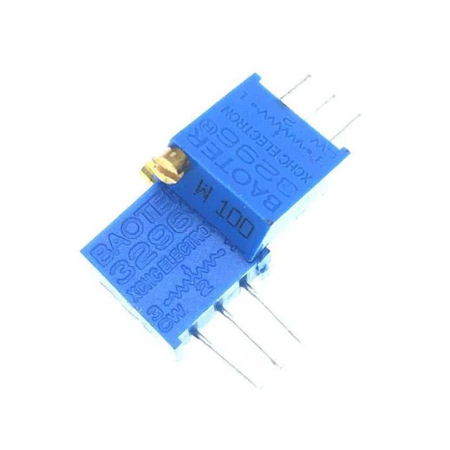 3296W 10R Precision Adjustable Resistance Multi-turn Trimming Potentiometer 3296 Adjustable Potentiometer 10R (100)
