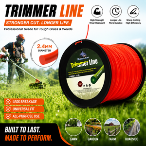 Haute qualité 2mm 2.4mm 2.65mm 3mm 3.3mm 3.5mm 1Lb jardin débroussailleuse <span class=keywords><strong>coupe</strong></span> Nylon herbe <span class=keywords><strong>coupe</strong></span>-herbe ligne 4mm débroussailleuse ligne - Product Image 1