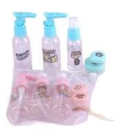 Flacon vide portable transparent ovale personnalisé pour cosmétiques, lotion, crème, masque facial, shampoing, avec pompe et vaporisateur