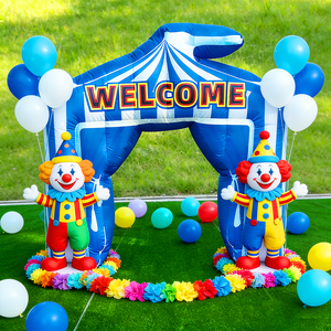 Arco Inflable de Payaso para <span class=keywords><strong>Entrada</strong></span> de Circo, Arco Inflable Grande para Alquiler Comercial, Arcos de <span class=keywords><strong>Entrada</strong></span> para <span class=keywords><strong>Carnaval</strong></span>, Arco Inflable para Decoración de Eventos - Product Image 5