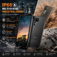 Smartphone 5G anti-explosion avec caméra thermique, écran LCD SOS, radio POC, terminal mobile robuste IP68 AORO A11