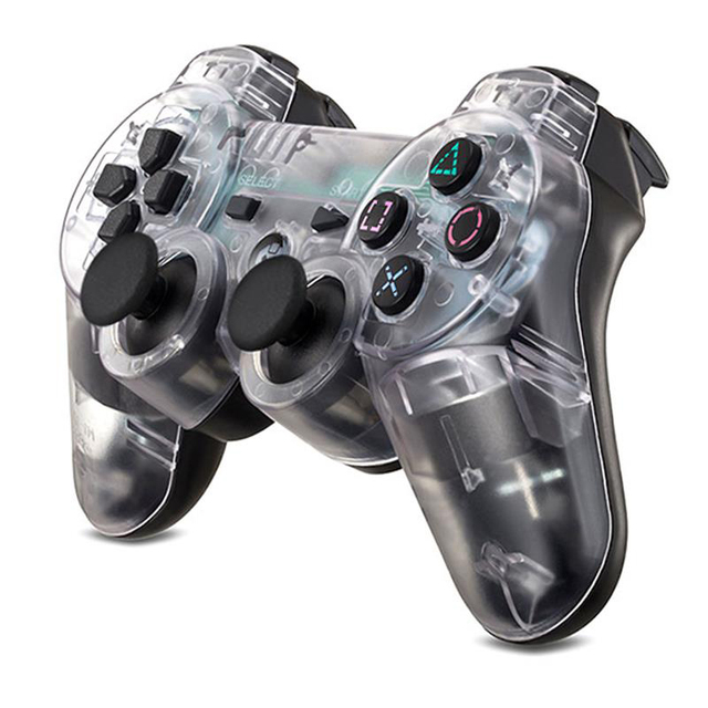 Cheap New Style Wireless BT Gamepad Joysticks Vibration Game Controllers for Sony Playstation 3 PS3 Slim Controller