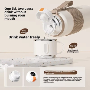 Vaso Térmico Inteligente Moderno de 550 ml de Gran Capacidad, Aislamiento Térmico de 12-24 Horas, Acero Inoxidable 316, Apto para <span class=keywords><strong>Agua</strong></span> Hirviendo - Product Image 4