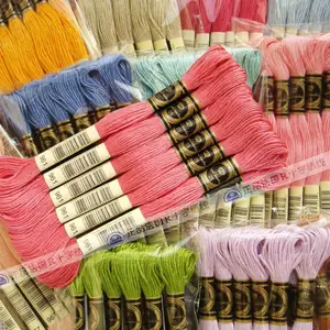 447 цвета нитки для вышивки крестом в Китае (8 м/шт.)