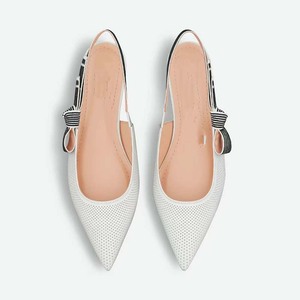 <span class=keywords><strong>Sandali</strong></span> da donna di fascia alta con plateau Slip-On <span class=keywords><strong>bianchi</strong></span> a punta con fiocco laterale cavo stile Outdoor per la primavera estate - Product Image 2