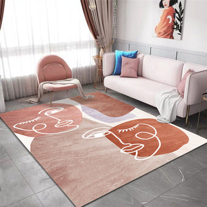 <span class=keywords><strong>Alfombra</strong></span> de poliéster con patrones geométricos personalizados, <span class=keywords><strong>Alfombra</strong></span> de Protección Ambiental antideslizante lavable para dormitorio moderno para juegos de alfombras - Product Image 6