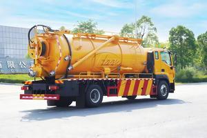 FOTON 4x2 Sewage Dredging Truck 15CBM Tank, LHD/RHD Selectable, Realize Combined Sewer Cleaning And <b>Sludge</b> Suction Operation - Product Image 5
