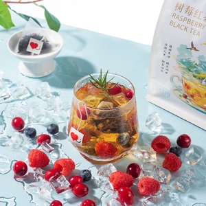 La fabbrica fornisce bustine di tè aromatizzate alla frutta canadese per l'esportazione, bustine di tè a forma di piramide - Product Image 4