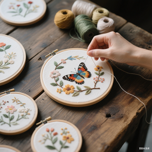 Décoration d'intérieur personnalisée en tissu haut de gamme, motif floral élégant, style fleur, tricot et <span class=keywords><strong>crochet</strong></span> faits main, motif floral complexe, artisanat d'art - Product Image 1