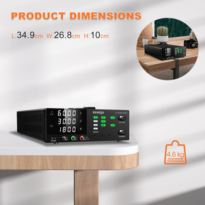 Kuaiqu R-SPS6030S 1800W DC Cung cấp điện năng cao 0-60V/30A OCP/OVP 4 Bộ nhớ nhóm USB/<span class=keywords><strong>RS232</strong></span> bộ mã hóa điều khiển núm cho công nghiệp - Product Image 2