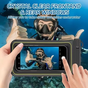 Bolsa Impermeable de PVC para Teléfono con Pantalla Táctil, Bolsa de Playa, Bolsa Cruzada para Natación, Piscina, Navegación, Kayak, <span class=keywords><strong>Camping</strong></span>, Bolsas Flotantes para Teléfono - Product Image 4