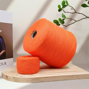 Sợi cotton nguyên chất 20S/2 nhuộm màu dùng để đan len, dệt, móc, sản xuất sợi máy móc - Product Image 3