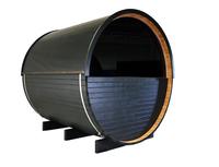 Sauna en bois de sapin moderne de haute qualité, chauffé au bois, avec poêle à vapeur en verre pour 4 à 6 personnes, sauna à vapeur portable