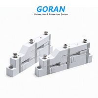 Support de barre omnibus Goran JTW, fixation simple/double/triple pôle, support de barre omnibus isolé en cuivre pour armoire de distribution